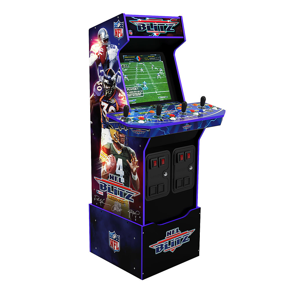 Arcade1Up &ndash; NFL Blitz Arcade with Riser and Lit Marquee &ndash; Multi