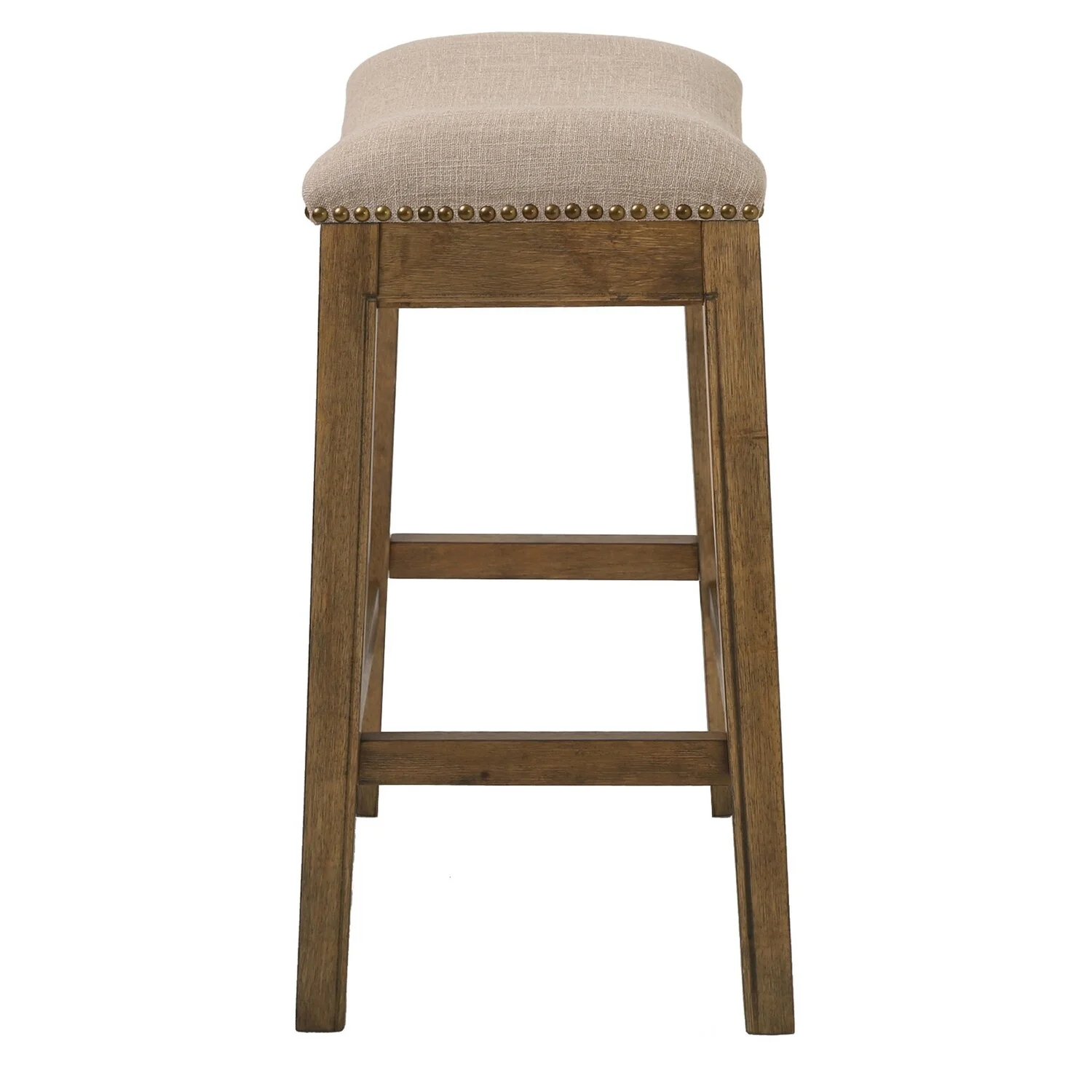New Ridge Home Goods 26" Saddle Wood Counter Height Stool Weathered Natural