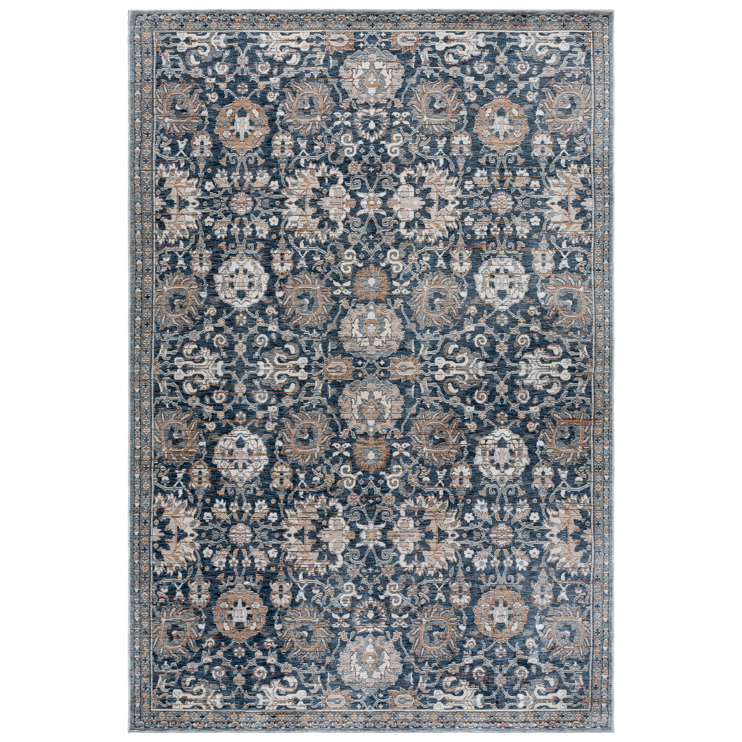 Safavieh Sutton Area Rug, Navy Brown, 6' x 9'