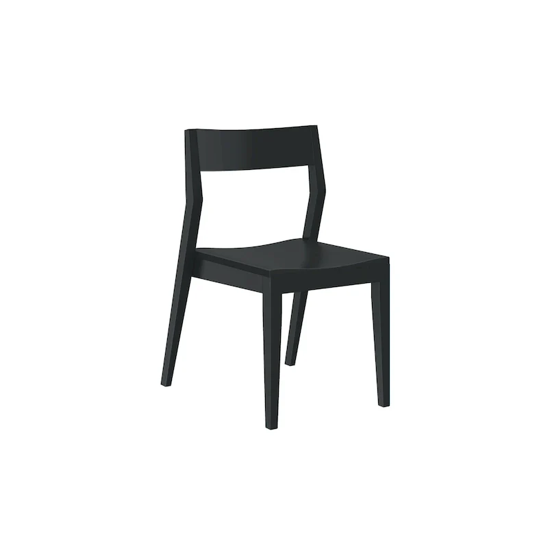 Plank and Beam Modern Solid Wood Dining Chair