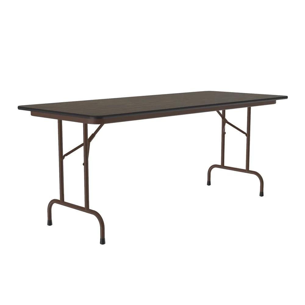 Correll 30"x 72" Econoline Laminate Folding Table, Walnut