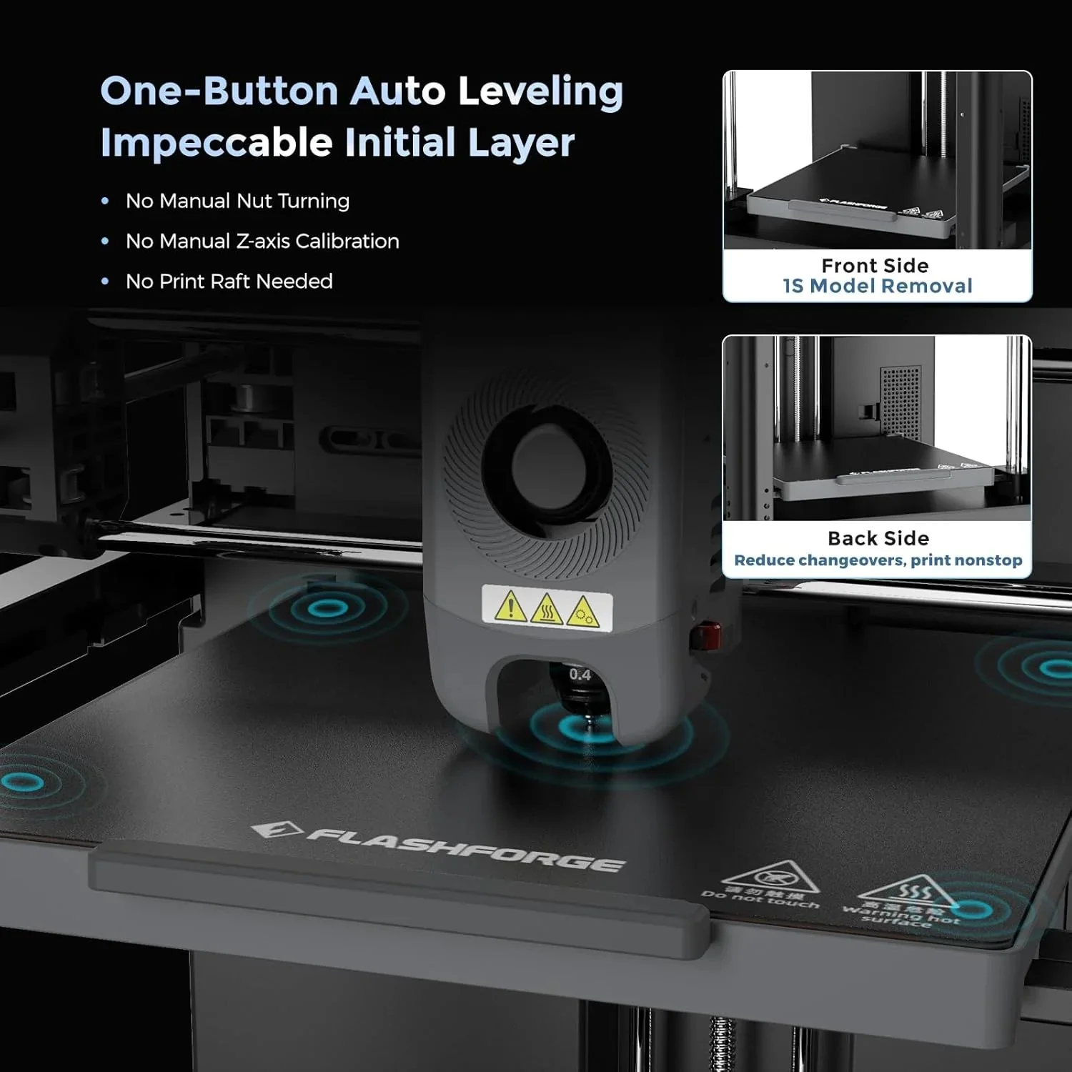 Adventurer 5M 3D printer with fully automatic leveling - moniquejewelry