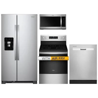 36-Inch Wide Side-By-Side Refrigerator - 24 Cu. ft. Stainless Steel