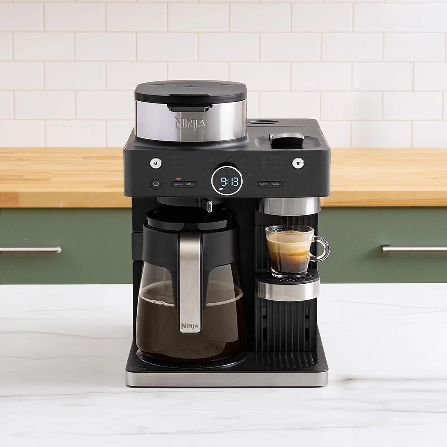 Ninja Espresso & Coffee Maker & Barista System, 3 Espresso Brew Styles