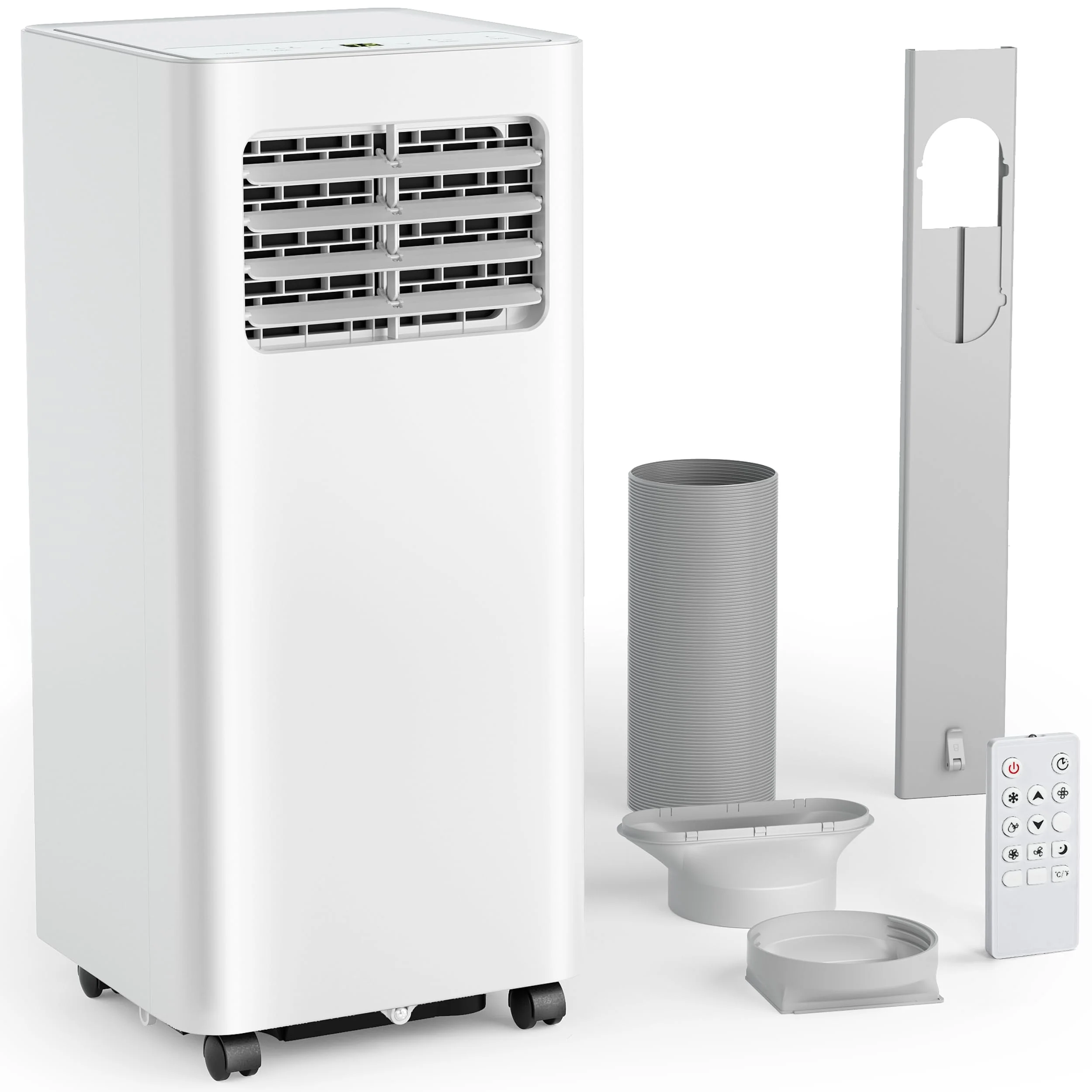 9000 BTU Portable Air Conditioner with Dehumidifier, Sleep Mode & Remote Control