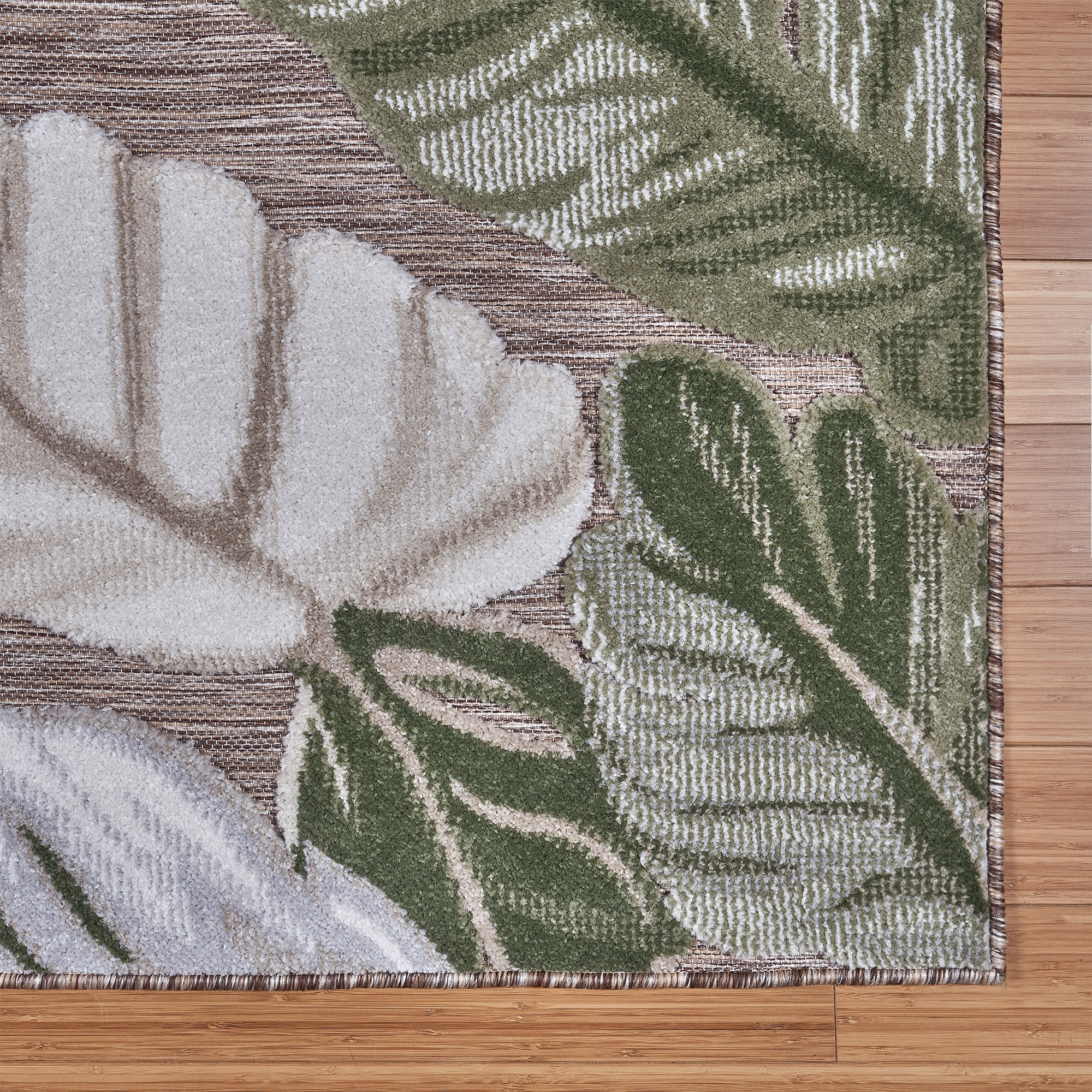 Laguna Indoor/Outdoor Area Rug, Molokai Natural, 6'6" x 9'6"