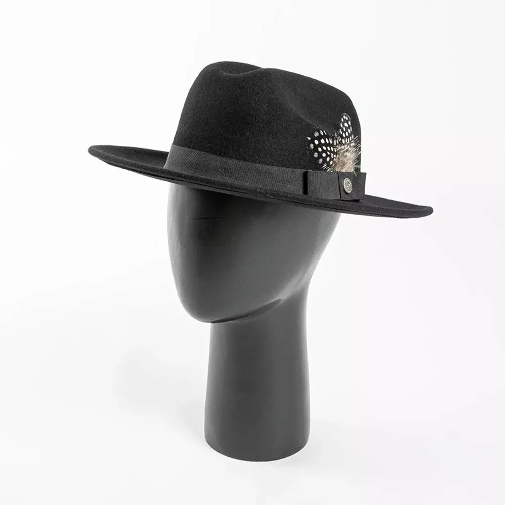 Burton Feathers Wool Fedora Hat