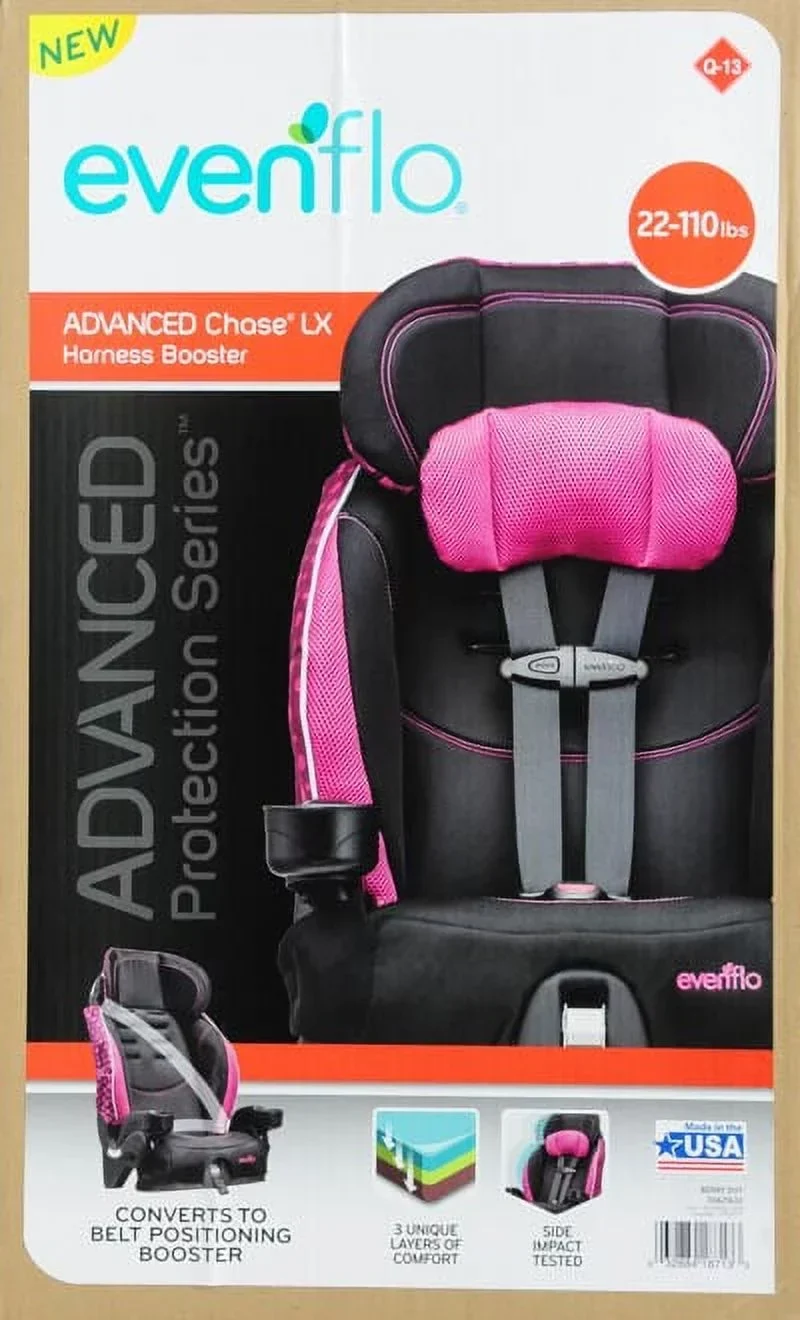 Evenflo Chase Lx Harnesse Seat-berry Dot