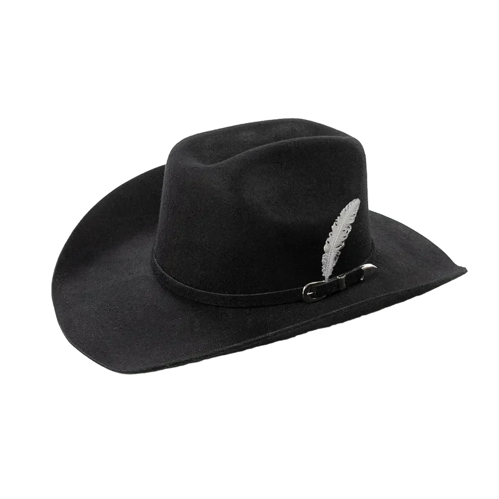 Albuquerque Wool Feather Western Cowboy Hat