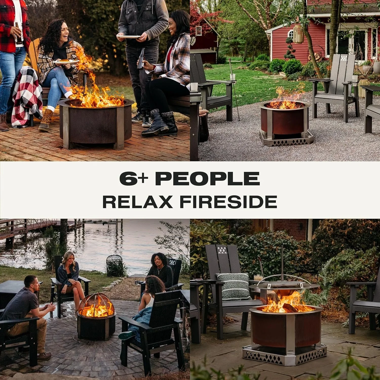 Breeo X Series 24 Smokeless Fire Pits.