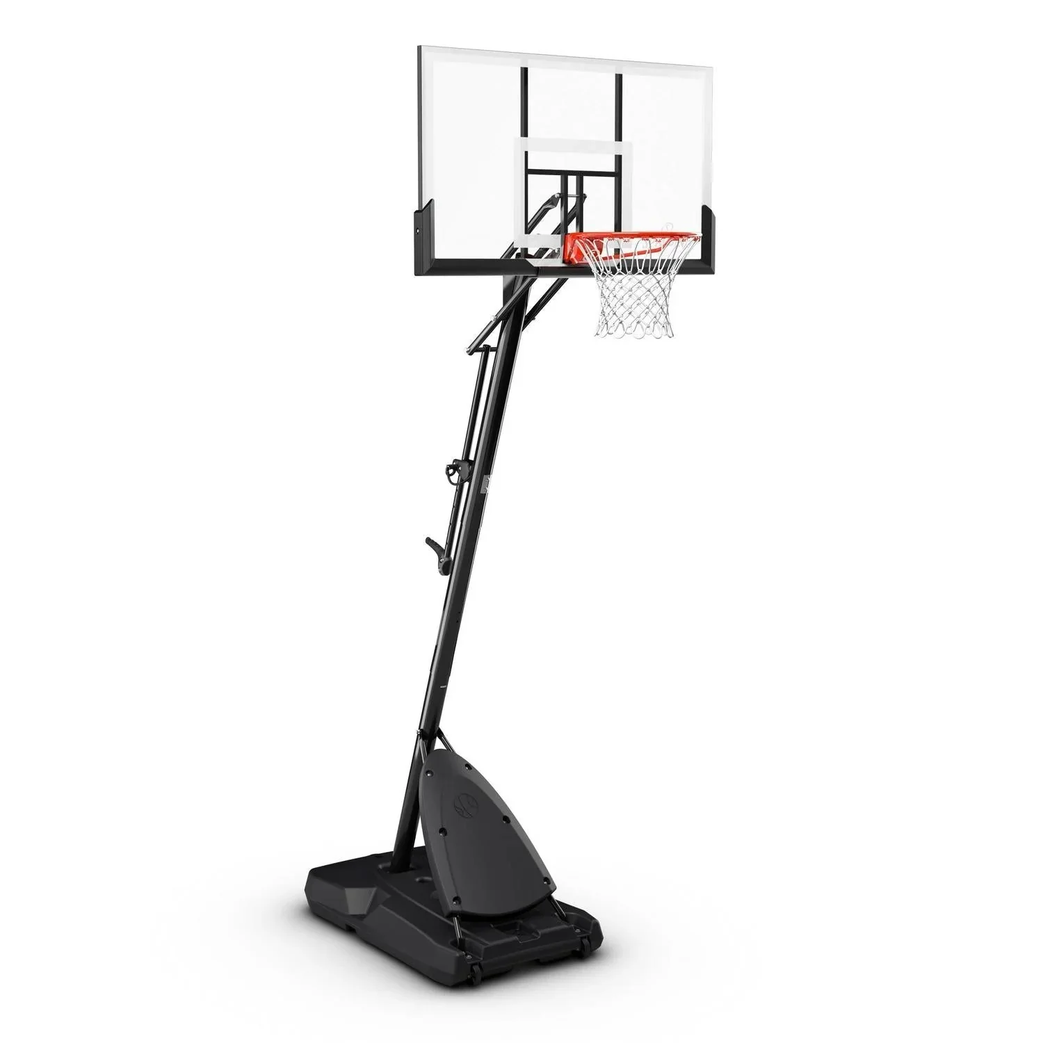 2025 Spalding 54-inch shatterproof polycarbonate Exacta height basketball hoop system, portable - moniquejewelry