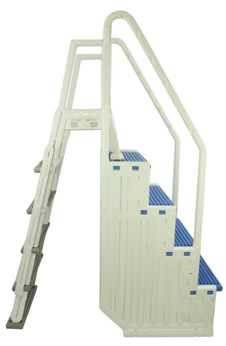 Confer Step 1 & In-Pool Ladder Aufstellpoolsystem – Farbe auswählen