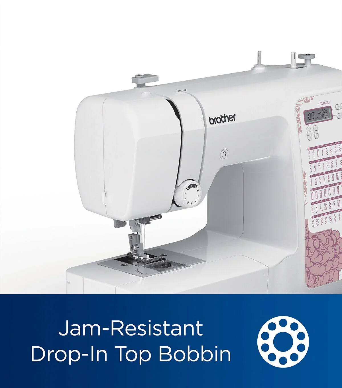 Brother CP2160M Light Mauve Floral Computerized Sewing Machine