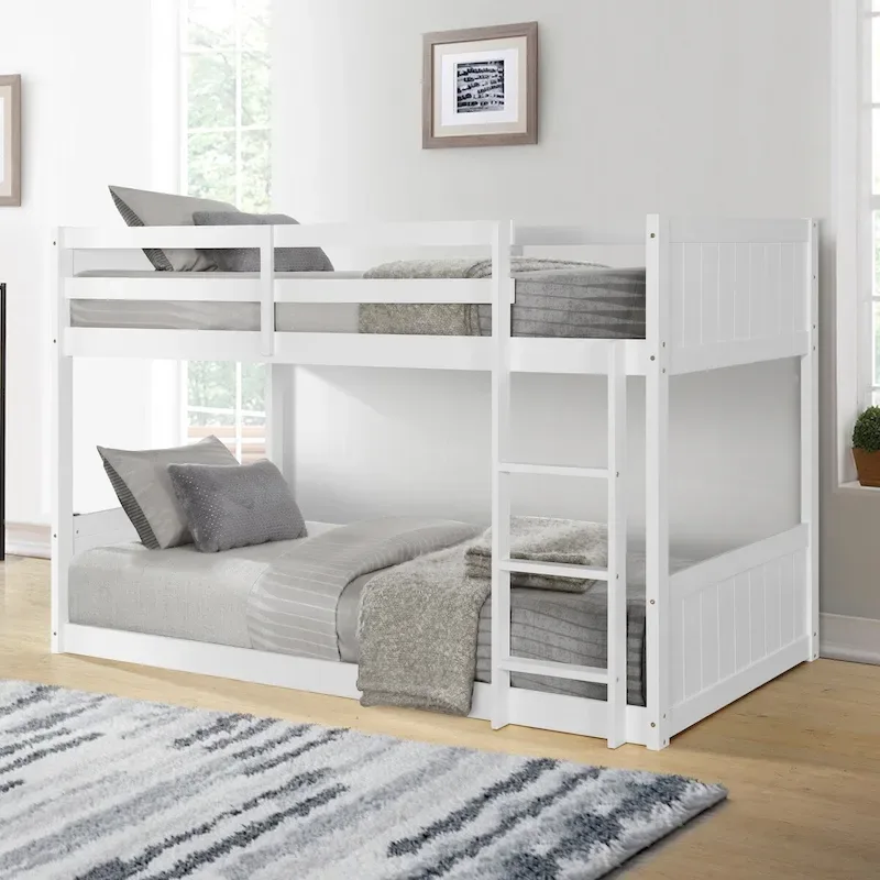 Delphia Low Profile Twin over Twin Bunk Bed
