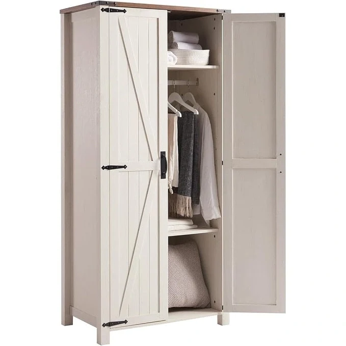 Farmhouse Storage Cabinet, Armoire, Rustic Pantry, Versatile Storage