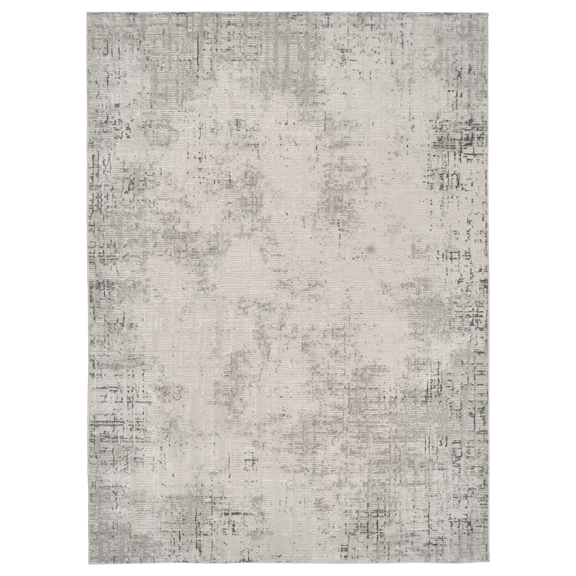 Divina Area Rug, Aloma Cream & Gray, 6'6" x 9'