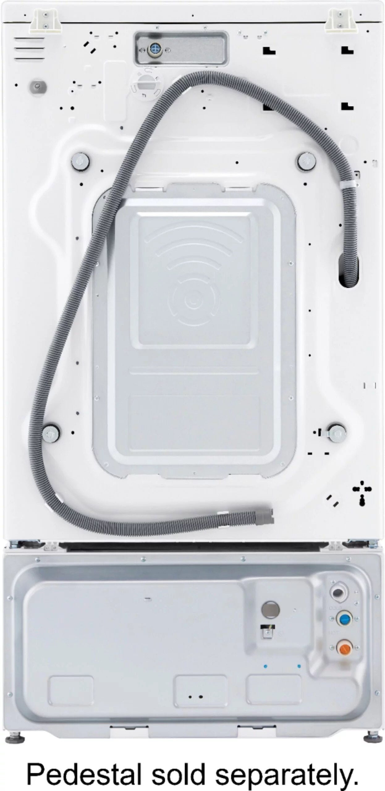 LG �C 5.0 Cu. Ft. High-Efficiency Stackable Smart Front Load Washer with Steam and Built-In Intelligence �C White
