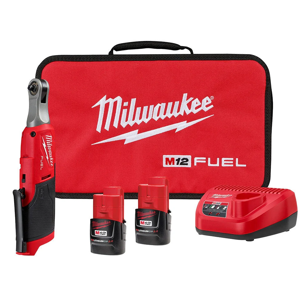 M12 FUEL 1/4" High Speed Cordless Ratchet Kit