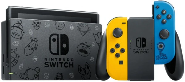 Nintendo Switch Console Fortnite Wildcat Bundle Edition with Exclusive Joy-Cons & 2000 V-Bucks - moniquejewelry