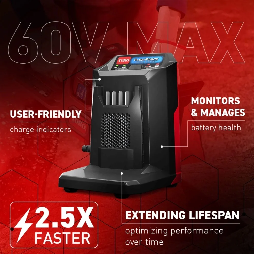 TORO Flex Force Power System 60 Volt Max Lithium Ion Battery Charger