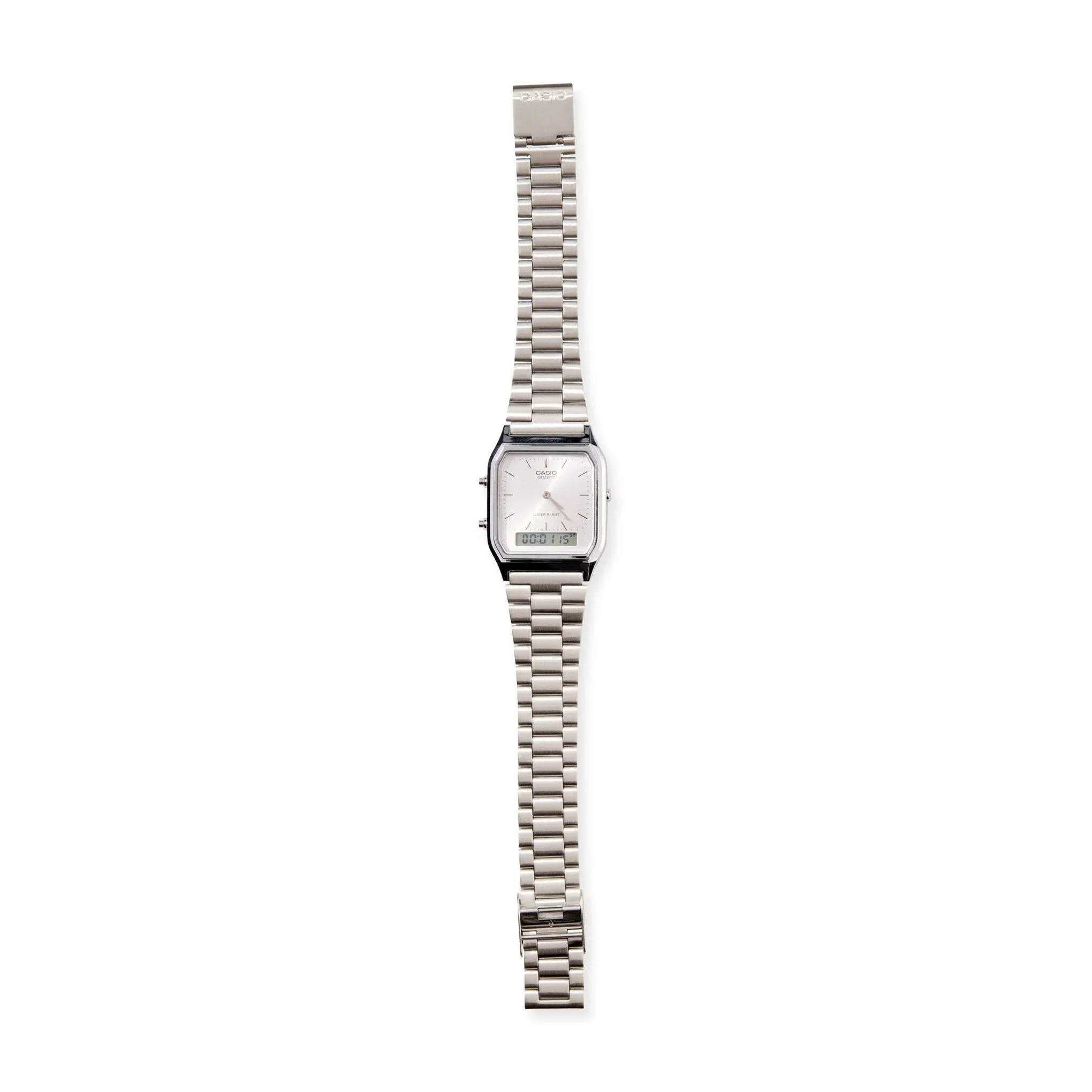 Casio AQ230 Analog Digital Watch - Silver