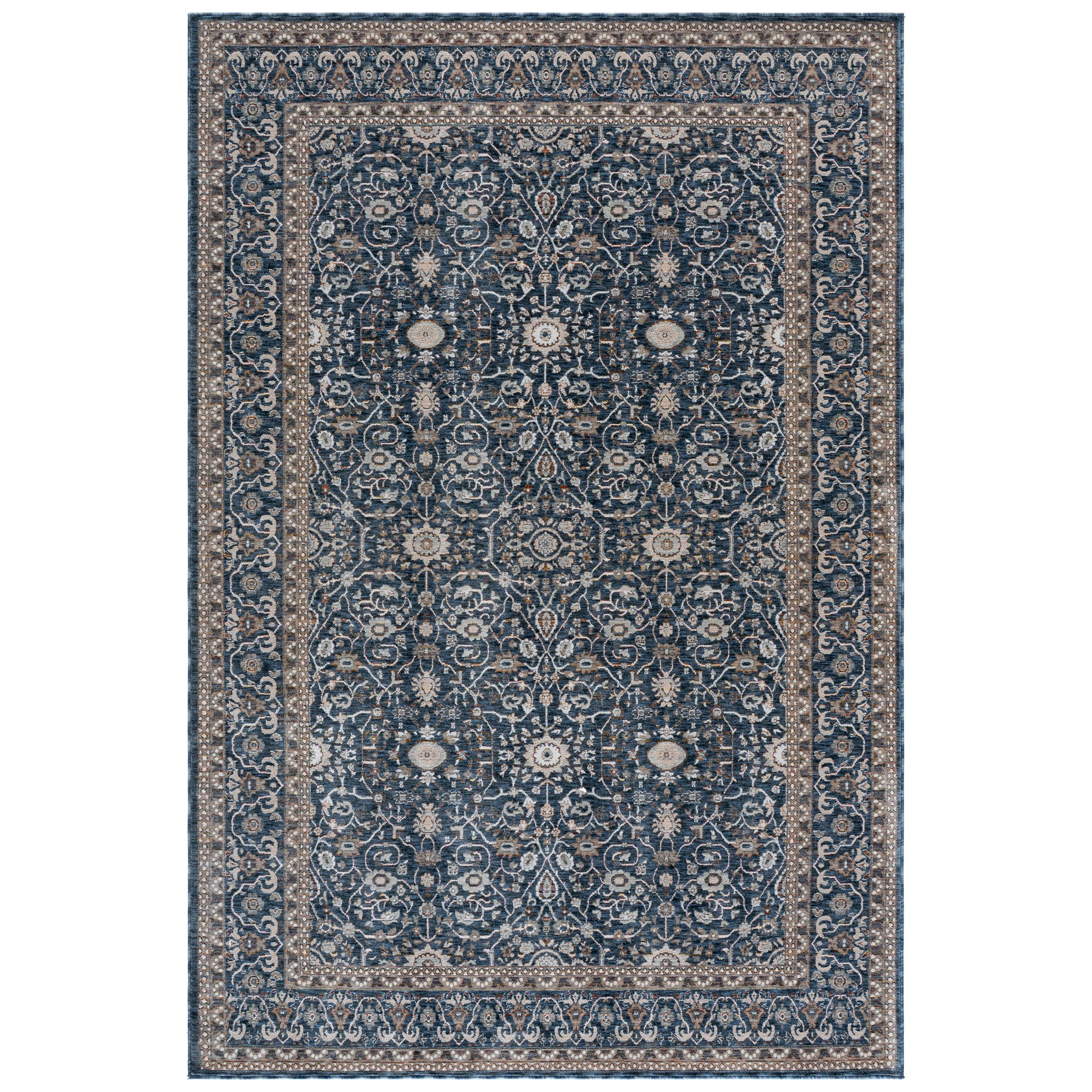 Safavieh Sutton Area Rug, Navy Beige, 6' x 9'