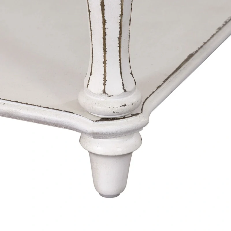 Magnolia Manor Antique White Leg Night Stand