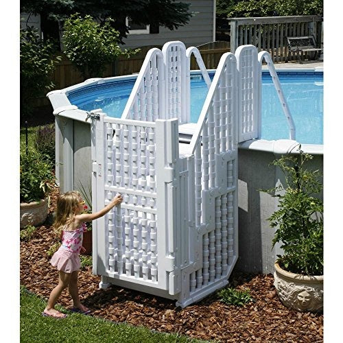 Easy Step Pool Entry System with Gate (Model Year 2025) - moniquejewelry