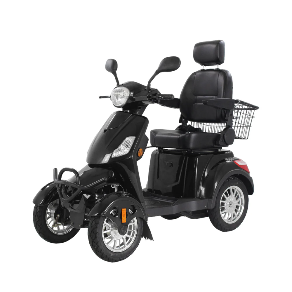 Eeeza 4-Wheel Electric Mobility Scooter with 3 Selectable Speed Modes and 500W Motor, 150kg Max Load