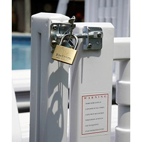 Simple stepped pool entrance system with door (Model 2026)