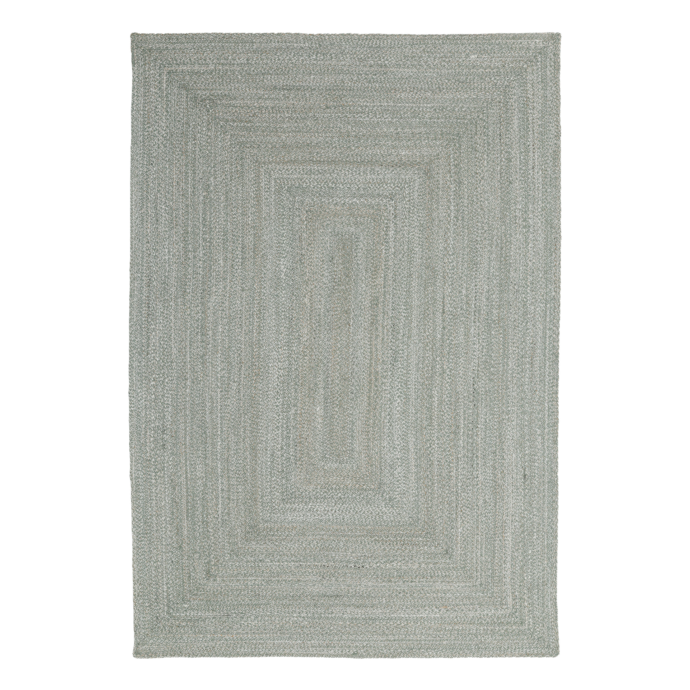 Obeetee Layla Braided Area Rug, Green, 3' x 5'