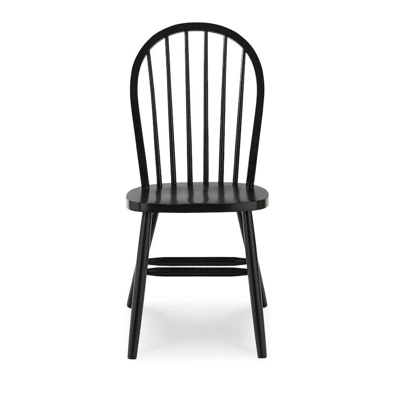 International Concepts Solid Wood Windsor Spindle Back Dining Chair
