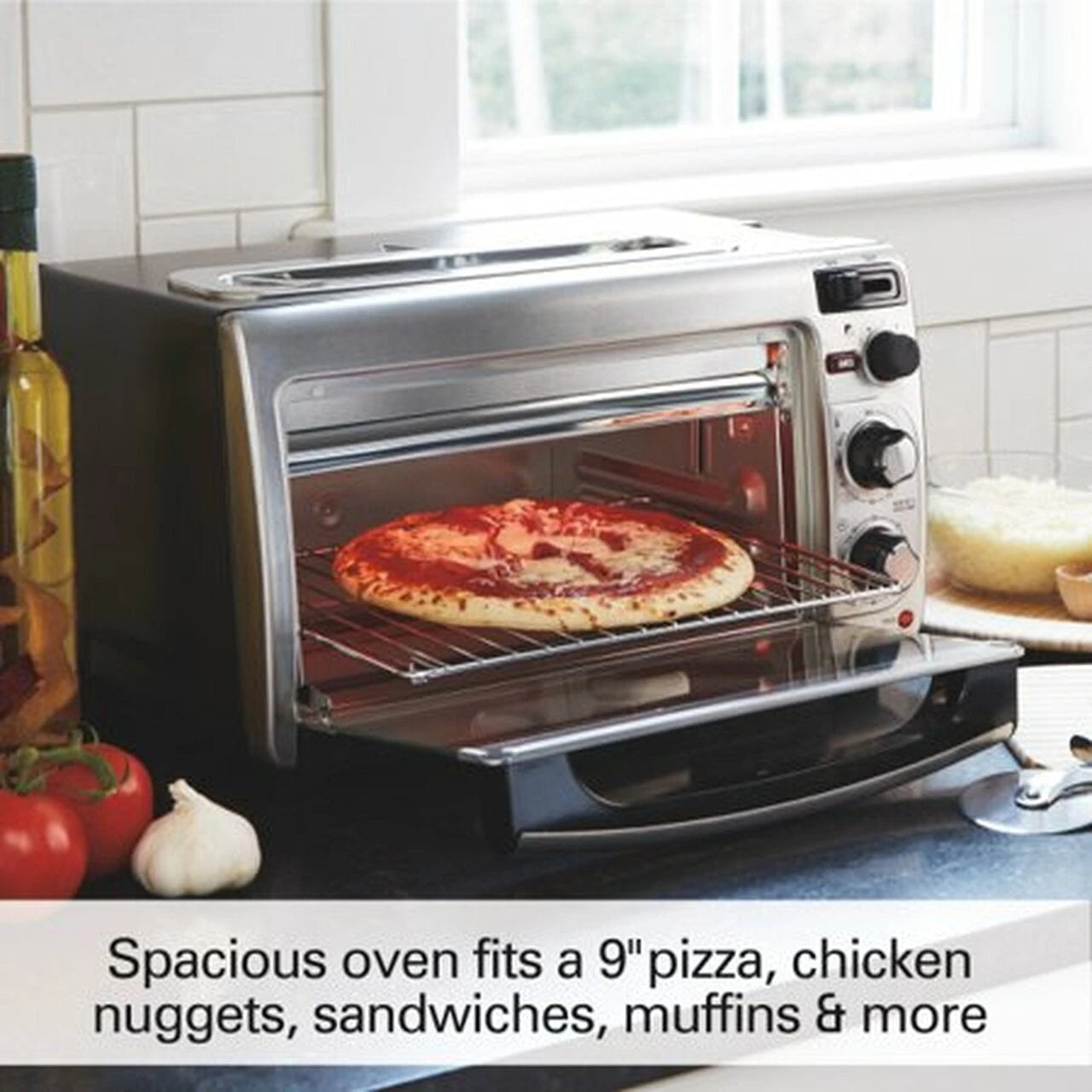 Hamilton Beach 2 in 1 Oven & Toaster, Model# 31156
