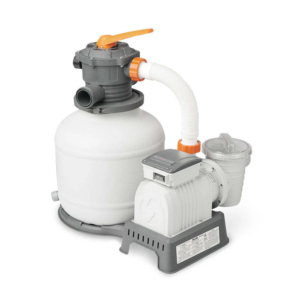 BestWay Flowclear 2000 Gallon Large Above Ground Pool Sand Filter Pump(Open Box)๐ Last Day For Clearance