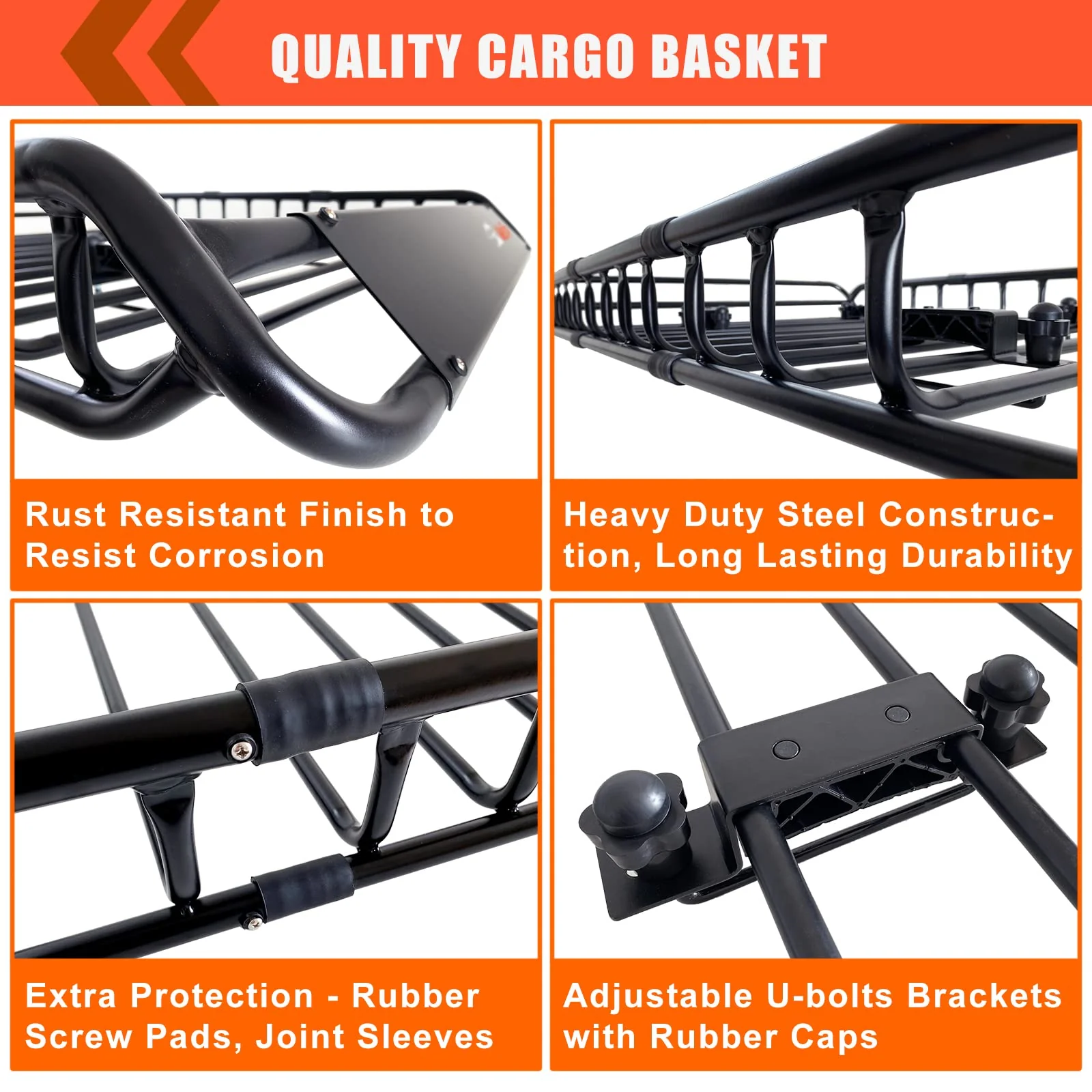 MeeFar Roof Rack Carrier Basket Universal Rooftop