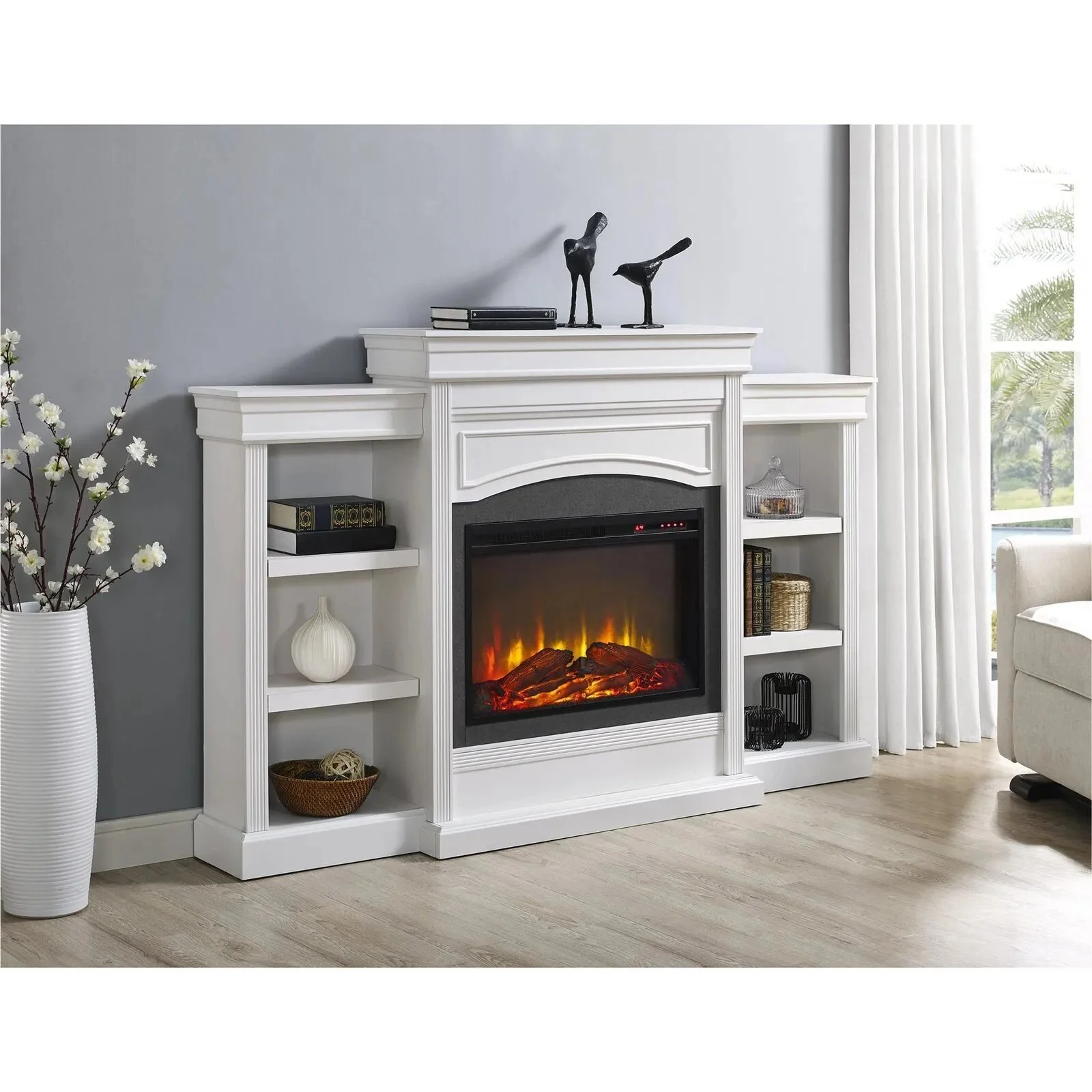 Ameriwood Home Lamont Mantel Fireplaces.