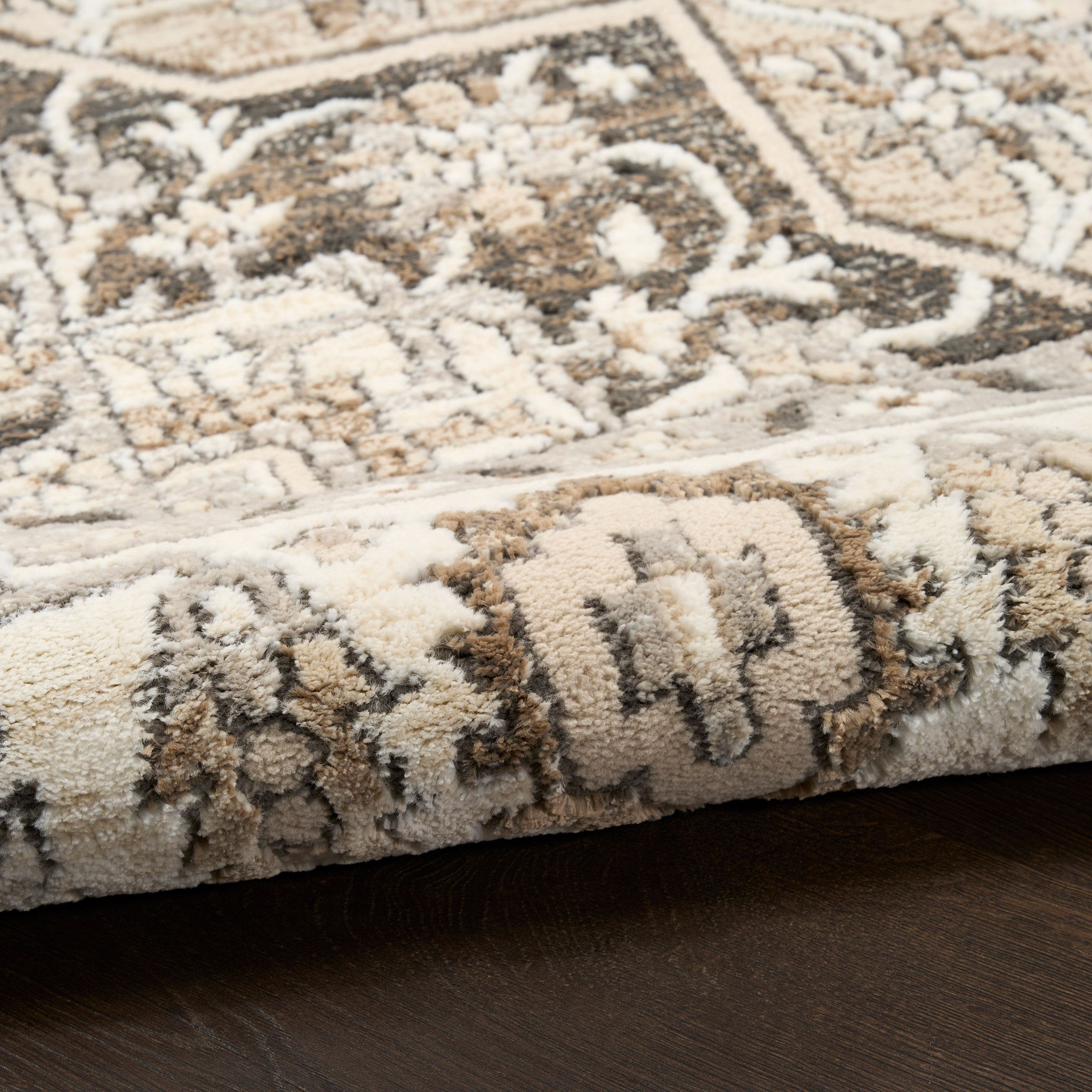 Nourison Briar Area Rug, Rose, 6'6" x 9'6"