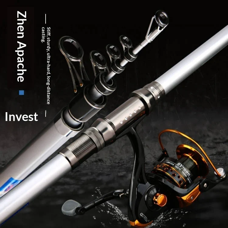 Third-generation Carbon Ultra-hard Long-cast Fishing Rod