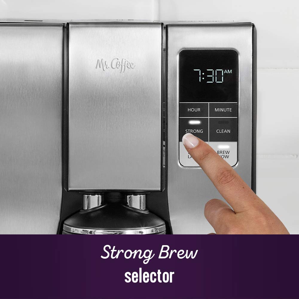 Mr. Coffee 10-Cup Programmable Coffee Maker, Insulated Thermal Carafe