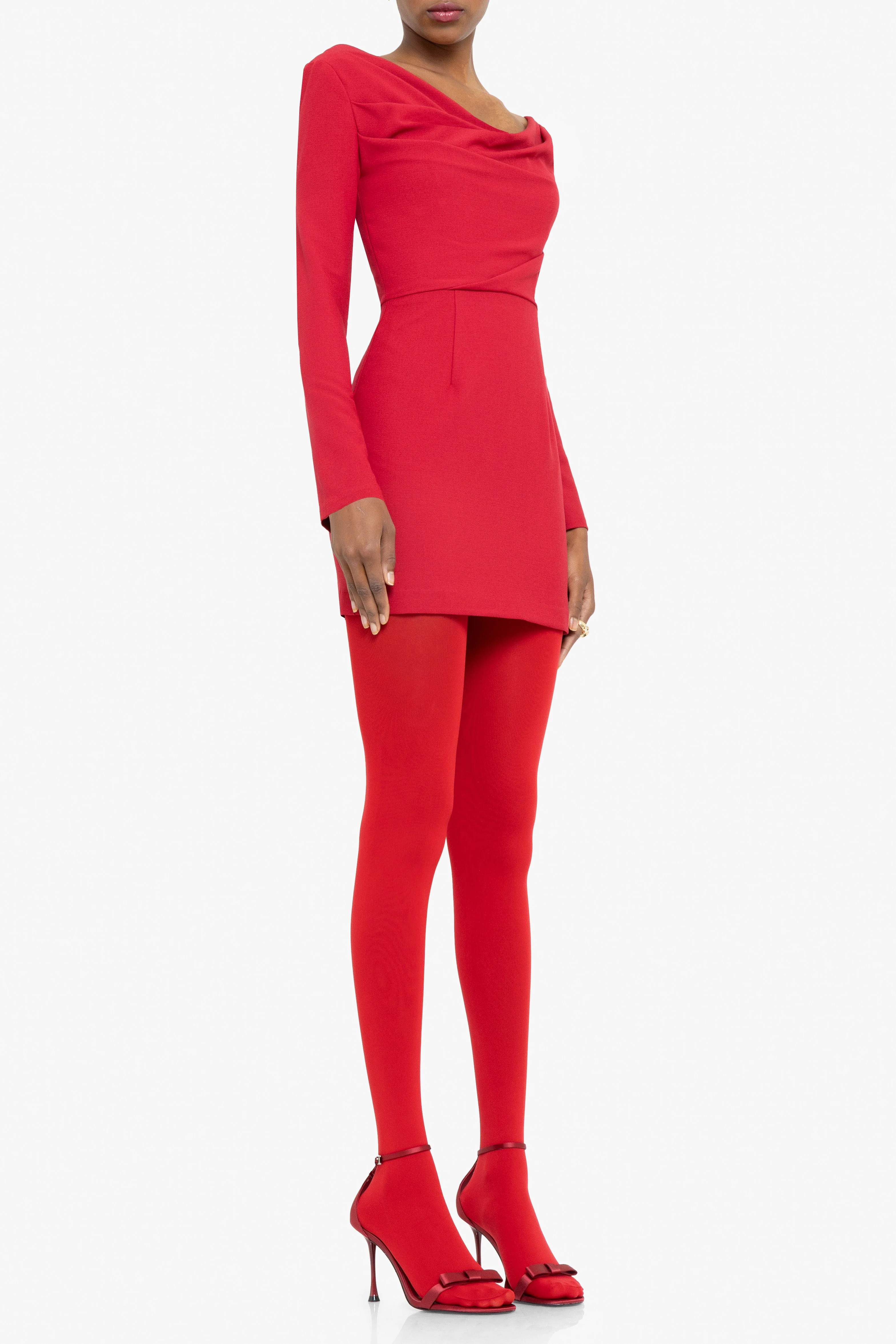 Long Sleeve Jacqueline Micro Mini Dress