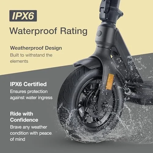 Electric Scooter – VX2 PRO Swiss Engineered Electric Scooters for Adults – 1300W Peak Power 22, 28, 37-Mile Ranges, IPX6 Water Resistant Fast Electrics Scooter – 24 Months Supports