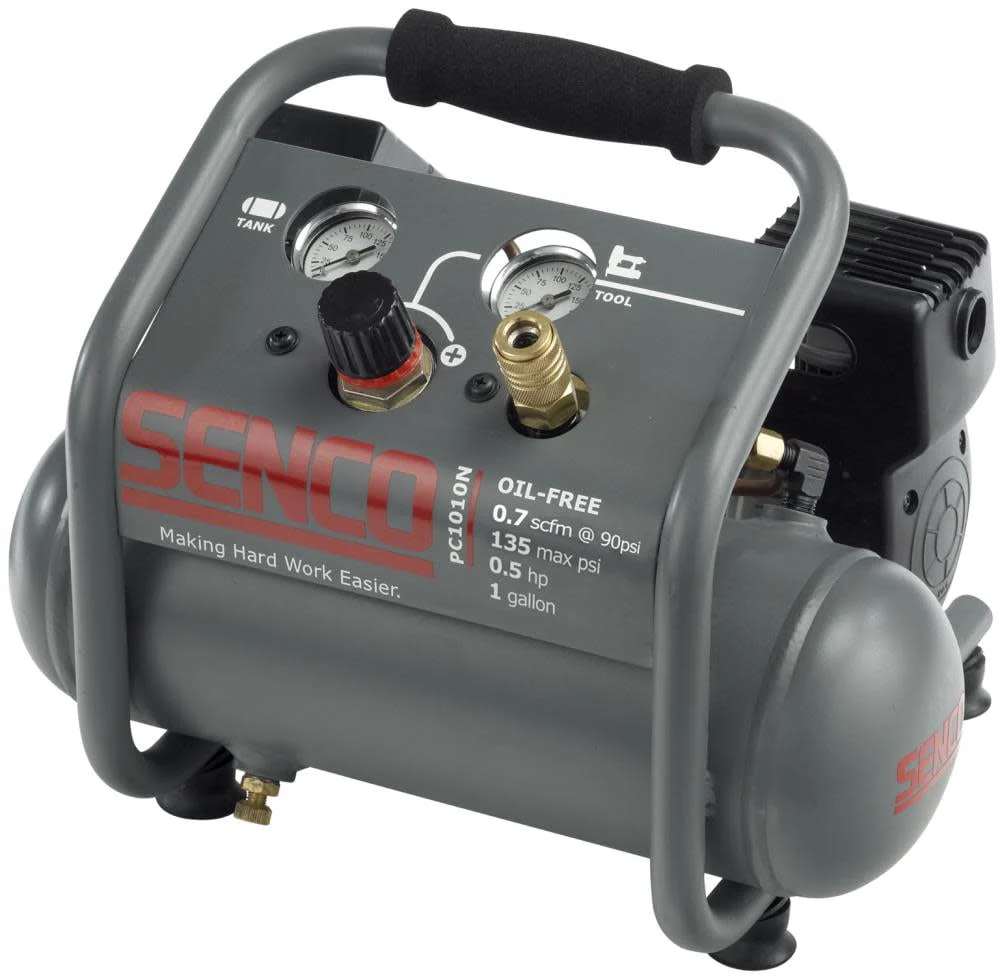 Finish/Trim Air Compressor,1 gal.,1/2 HP PC1010N