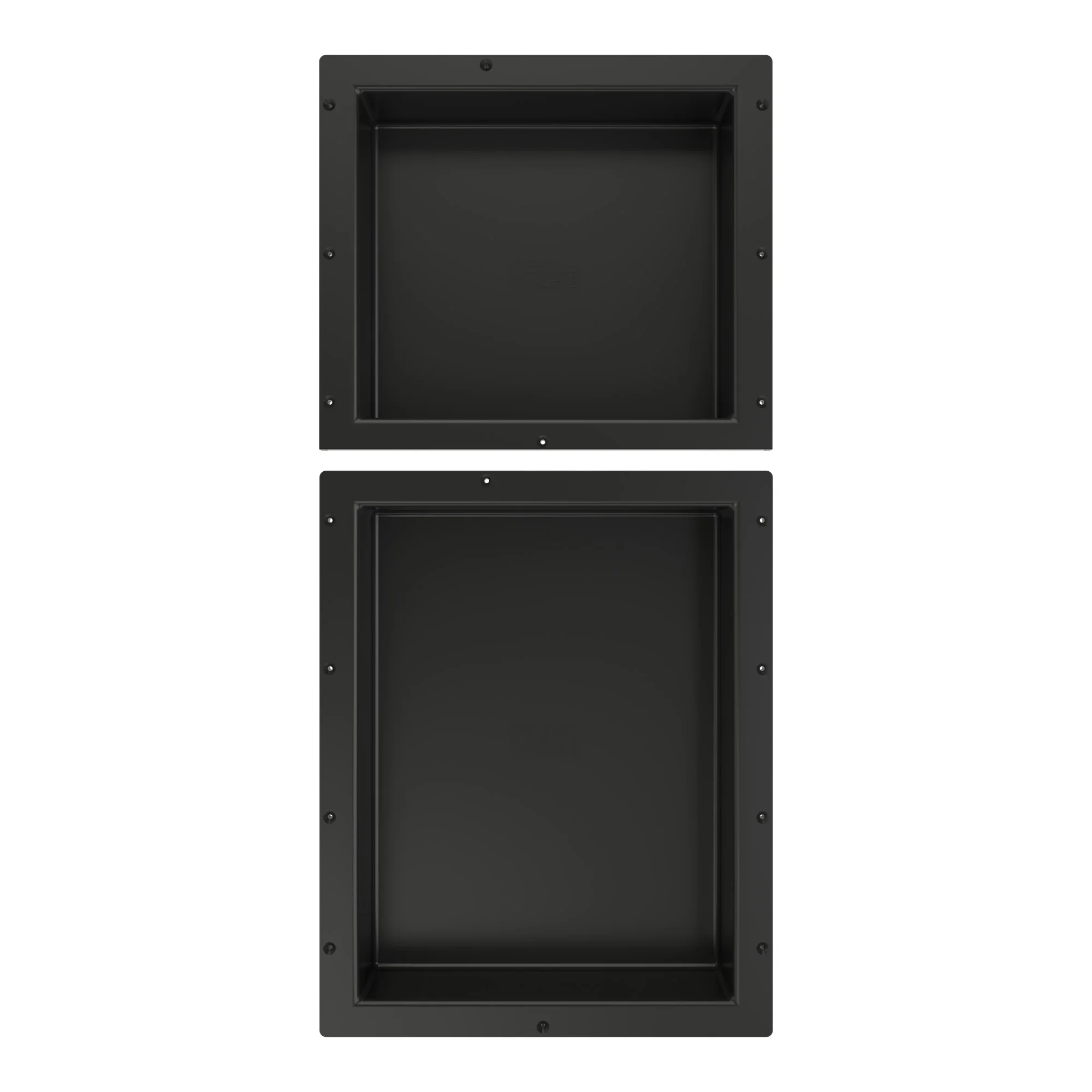 Tile Redi RND1614S-20 Redi Niche 16" x 34" x 4" Double Recessed Shelf Gray