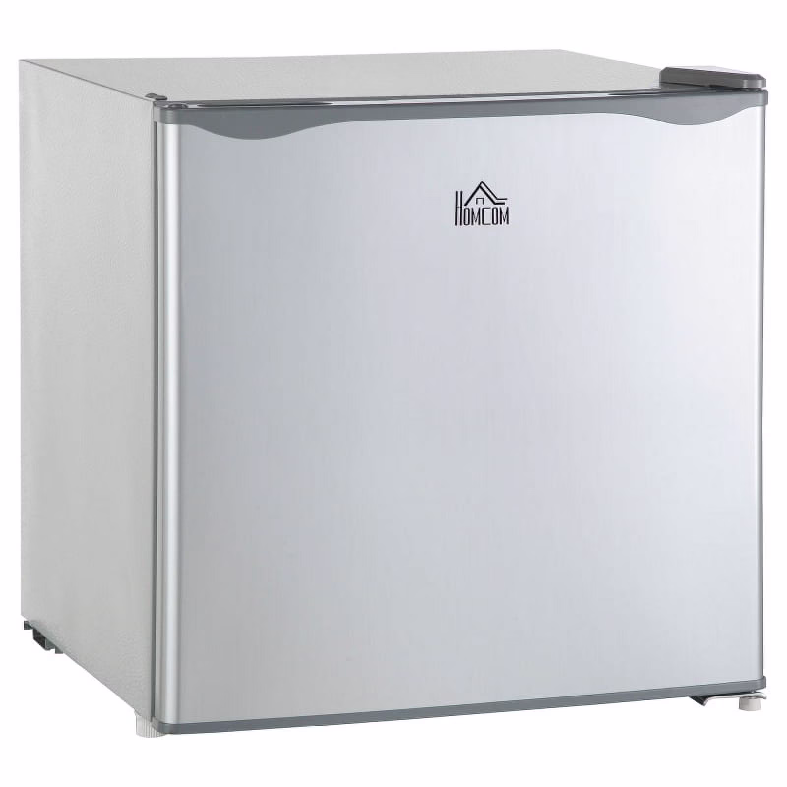 HOMCOM Mini Freezer Countertop, 1.1 Cu.Ft Compact Upright Freezer with Removable Shelves, Reversible Door for Home, Dorm, Apartment and Office, gray 05