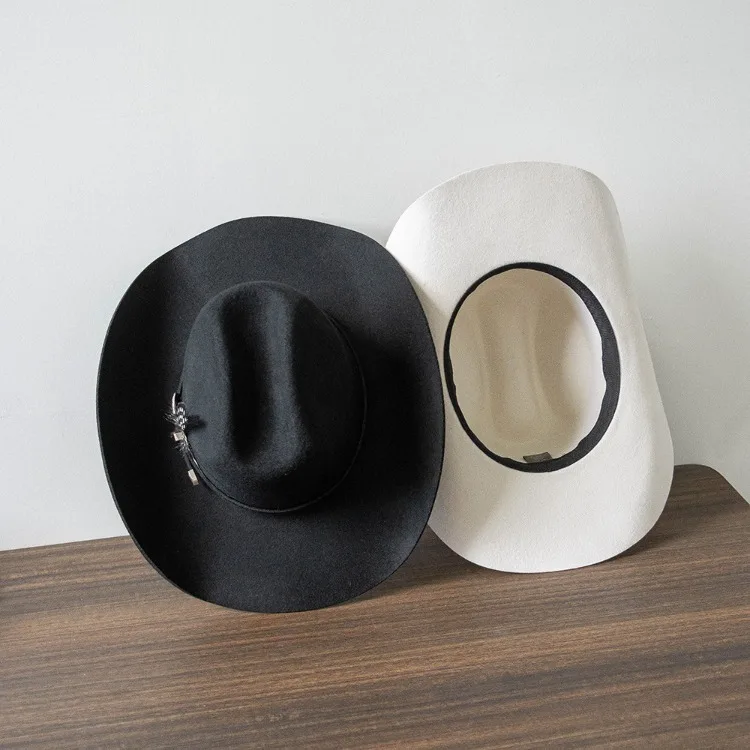 Dallas Feathers Wool Western Cowboy Hat