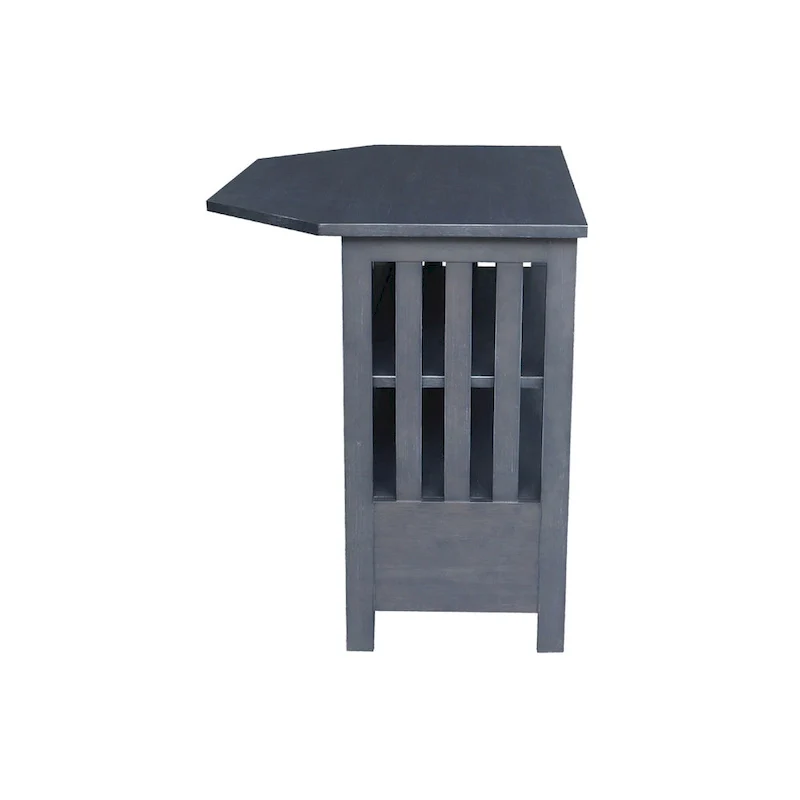 Solid Hardwood Mission Corner TV Stand