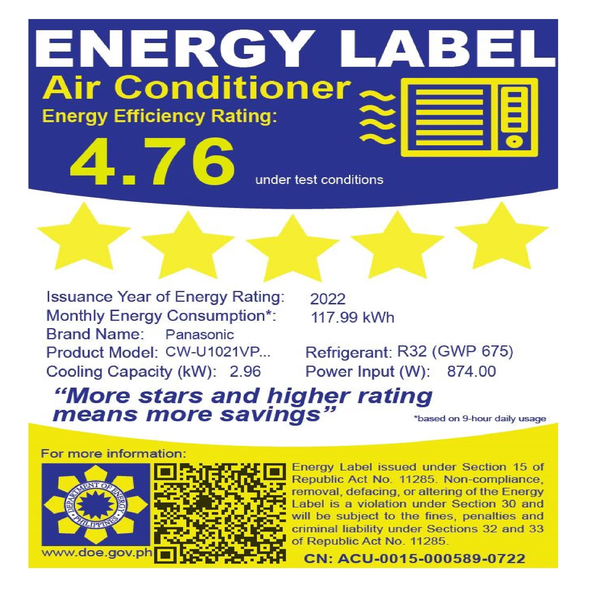 1 HP Split Air Conditioner Inverter with Flexible Installation
