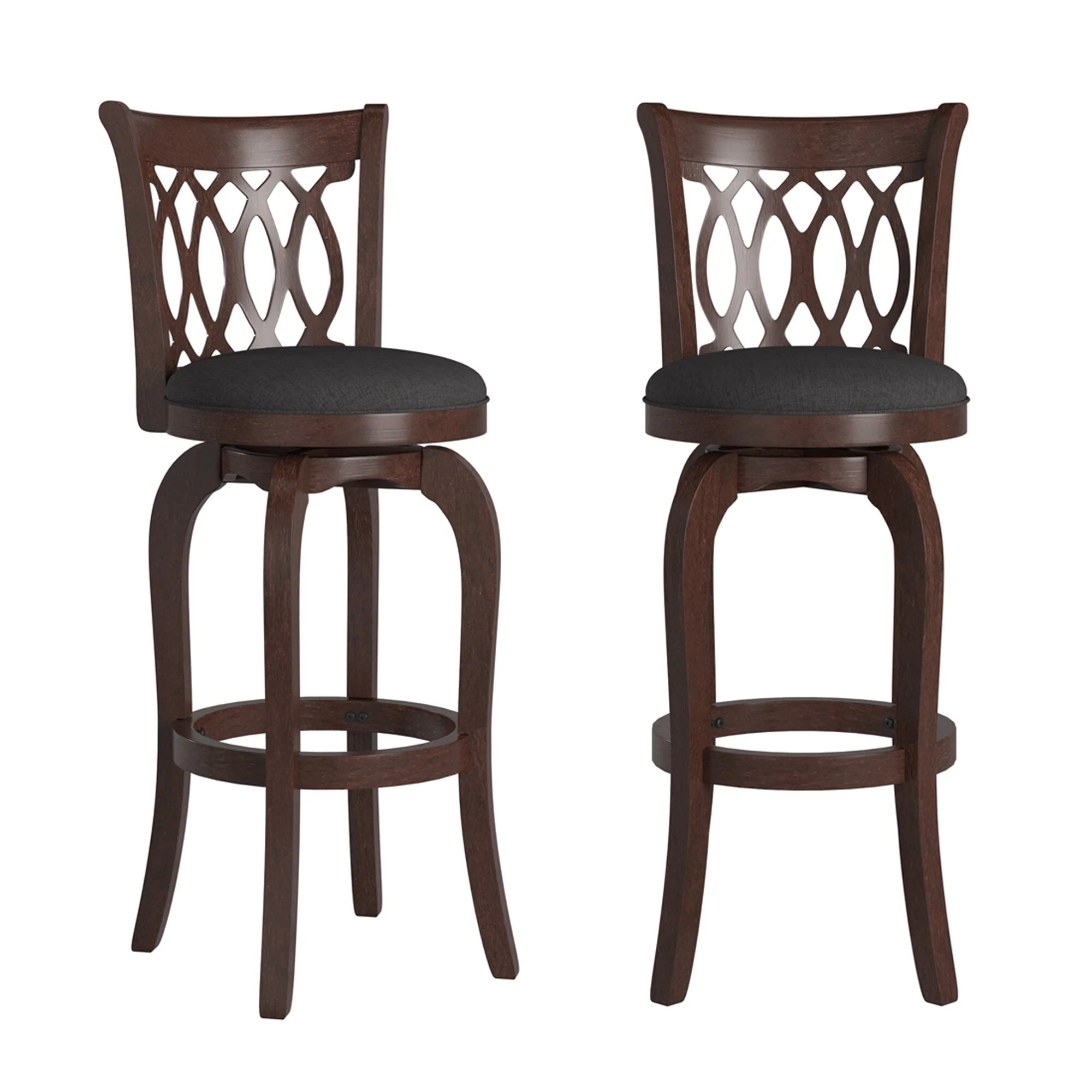 Rovinj Scroll Back Swivel Bar Stool