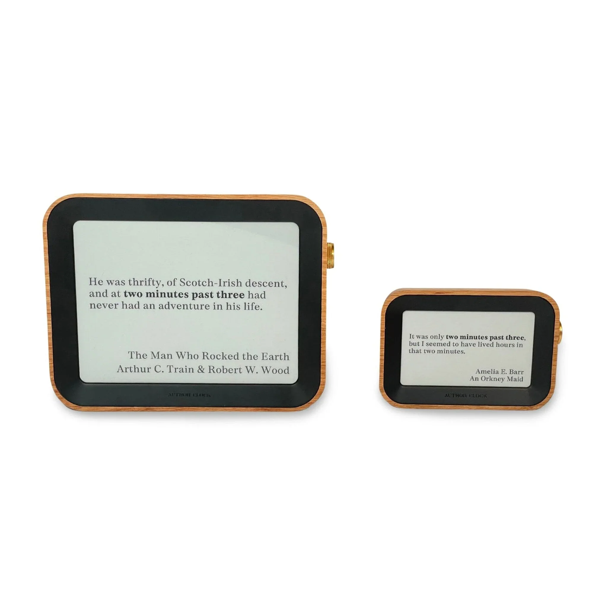 Author Clock - Small
