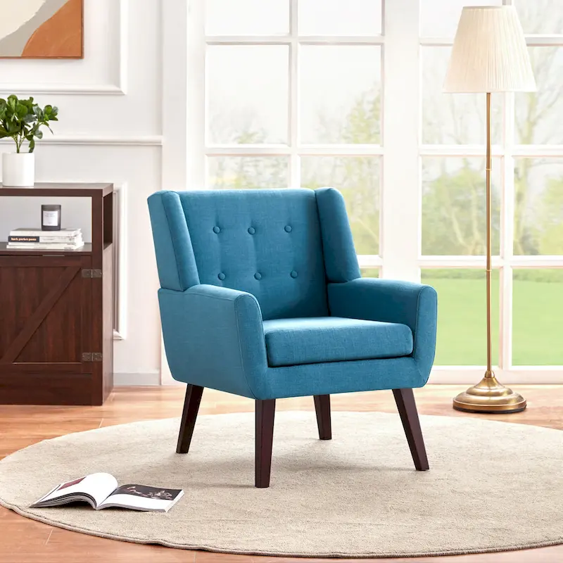 HUIMO Set of 2 Modern Tufted Accent Chair